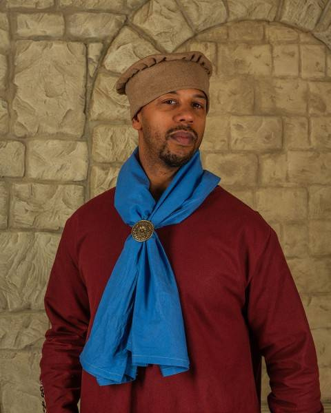 Emil Scarf Light Blue - szal, duża chusta