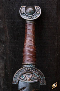 Battleworn Celtic Leaf Sword - 100 cm