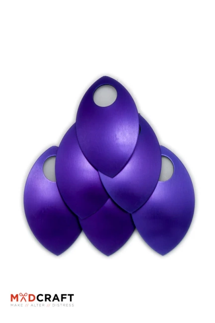 Aluminium Scales - Purple - aluminiowe łuski