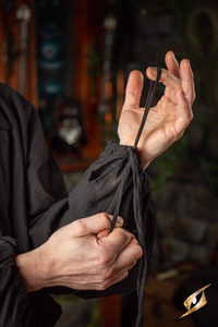 Crinkle Fencing Shirt - Black