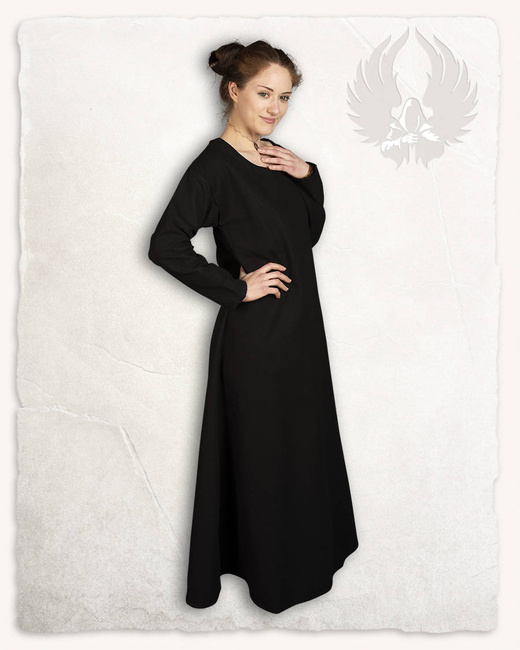 Lenora Ladies Tunic Premium Canvas Black - płócienna szata