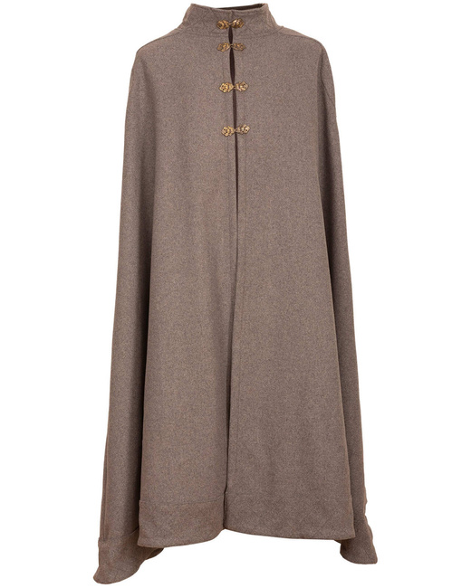 Ceres Cloak Wool - Grey - płaszcz wełniany