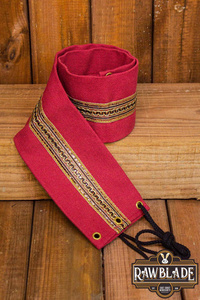 Jeanne fabric belt - Red
