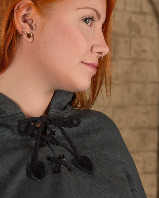 Raven Cape Canvas Green - płócienna peleryna