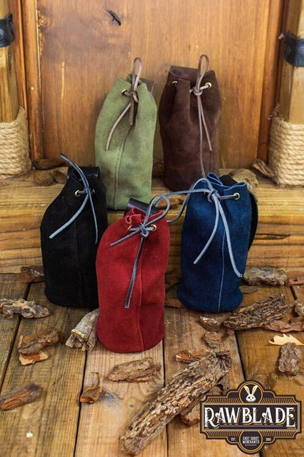 Adventurer Tube Pouch - Black - zamszowa sakiewka