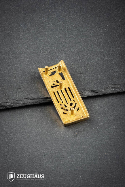 Late Middle Ages Strap End - Wolf - końcówka pasa