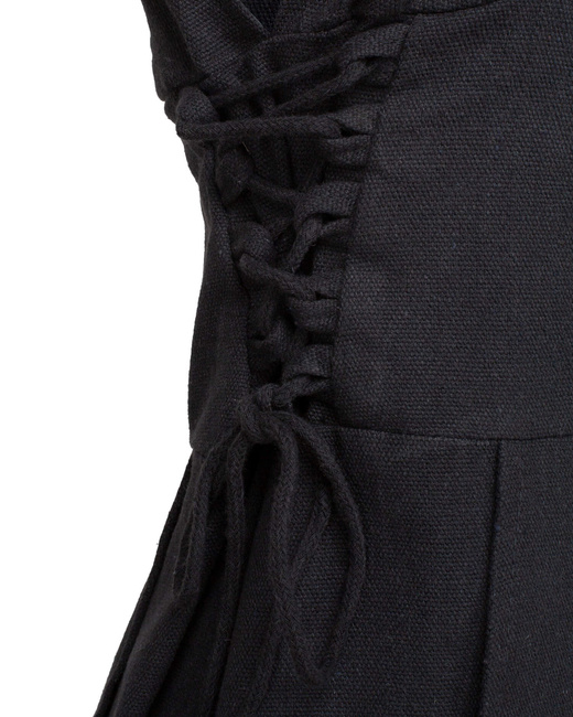 Galatea Tunic Canvas - Black - tunika bawełniana