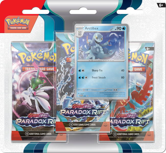 Paradox Rift 3-Pack Blister Arctibax Pokémon TCG