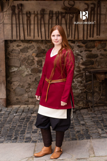 Wool Tunic Hyria - Red