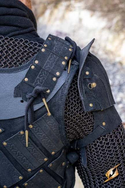 Woodsman Suede Shoulder Set - Black