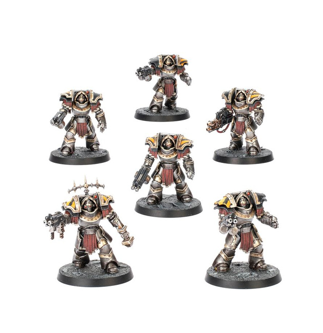 Warhammer The Horus Heresy: Legiones Astartes Cataphractii Terminators with Combi-bolters and Power Fists [6 modeli]