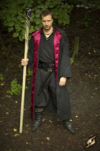 Magician Robe - Black/Maroon