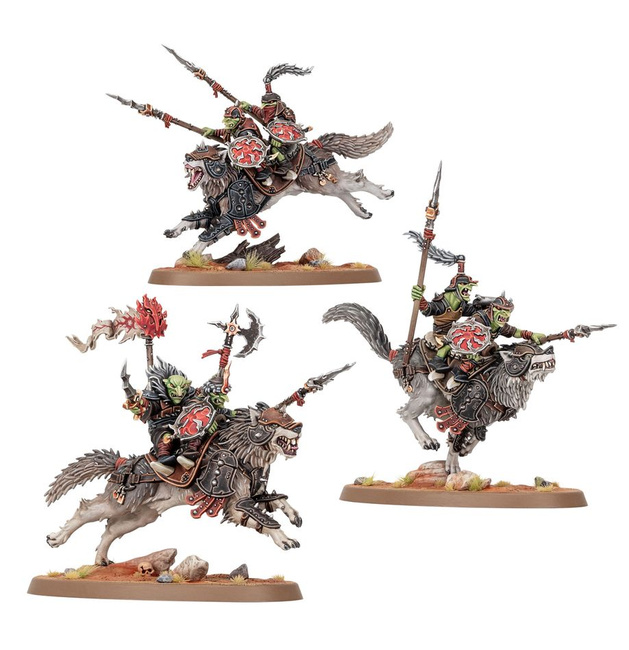 Age of Sigmar: Gloomspite Gitz Snarlpack Cavalry