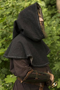 Hood - Medieval - Grey