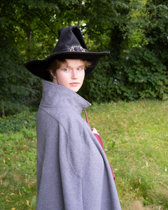 Ceres Cloak Wool - Grey - płaszcz wełniany