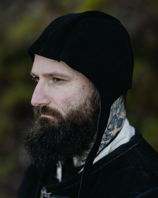 Cornelio cap Suede - Black