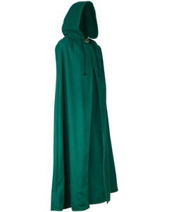 Aaron Cloak Wool Green - płaszcz z wełny