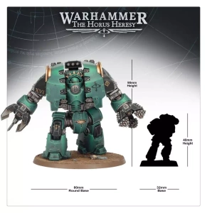 Warhammer The Horus Heresy: Leviathan Siege Dreadnought with Claw and Drill Weapons