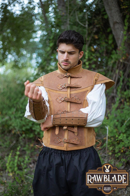 Jittu Jan Armoured Jerkin - Light brown