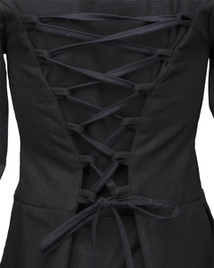 Galatea Dress - Brown - suknia bawełniana