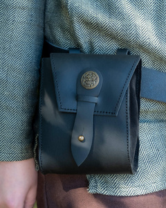 Segura belt bag - Black - skórzana kaletka