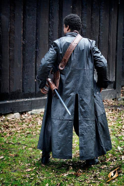 Coat Hellsing - Leather - Black