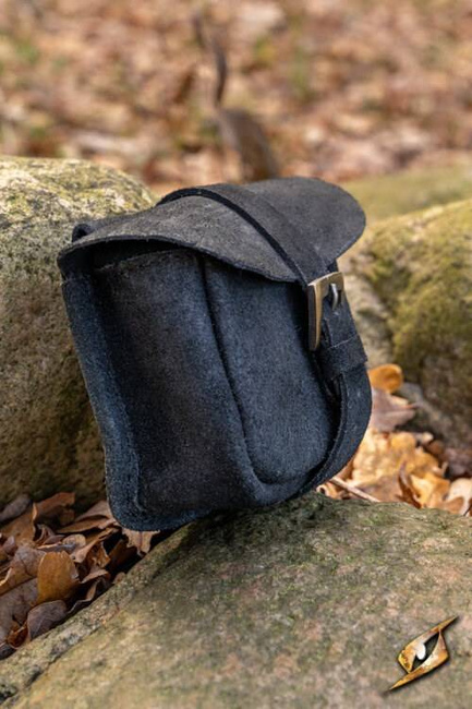 Warrior Bag - Suede - Black - Small
