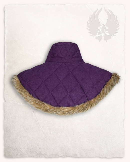 Nimue Lined Collar Wool Purple