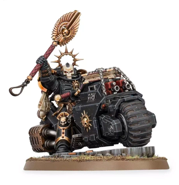 Warhammer 40000: Space Marines Chaplain on Bike