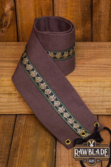 Jeanne fabric belt - Brown