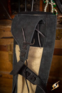Imperial Quiver - Suede - Black- Kołczan do strzał larpowych