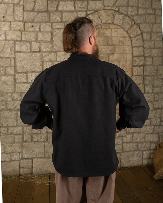 Bartold shirt canvas Black - koszula średniowieczna