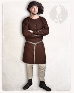 Stefan Beret Grey - beret średniowieczny