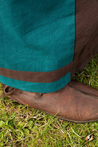 Dress Astrid - Azure/Brown