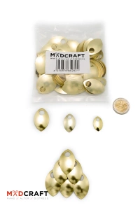 Aluminium Scales - Gold Shiny - aluminiowe łuski
