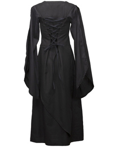 Galatea Dress - Brown - suknia bawełniana