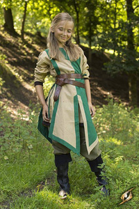 Basic Tabard - Green/Dark Desert Beige (junior)