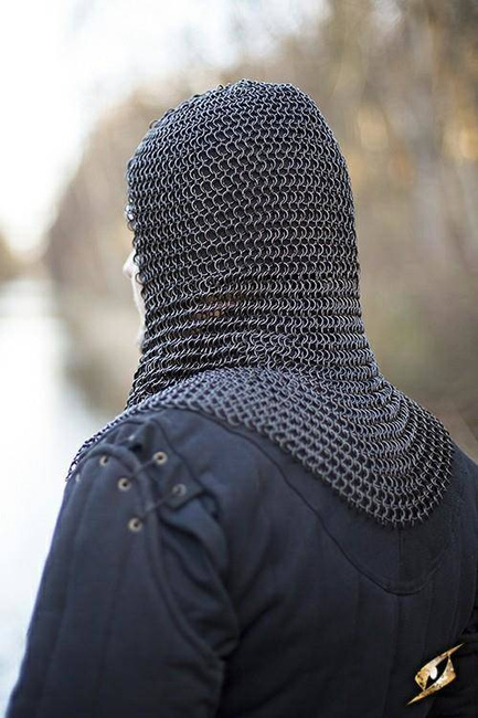 Chainmail Hood - Alaric - Epic Black