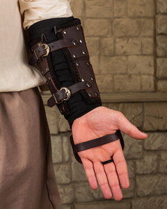Quintus Bracers Upper Leather - Brown
