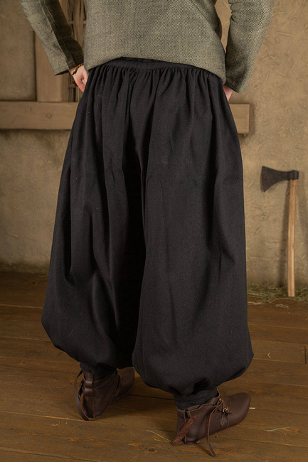 Ataman Trousers Canvas Black - płócienne szarawary.