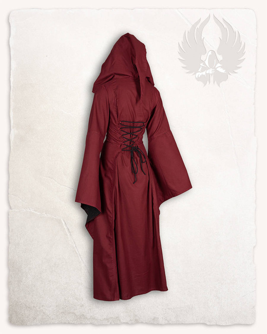 Ophelia Dress Burgundy/Black