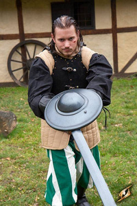 Fencing Buckler - Metal