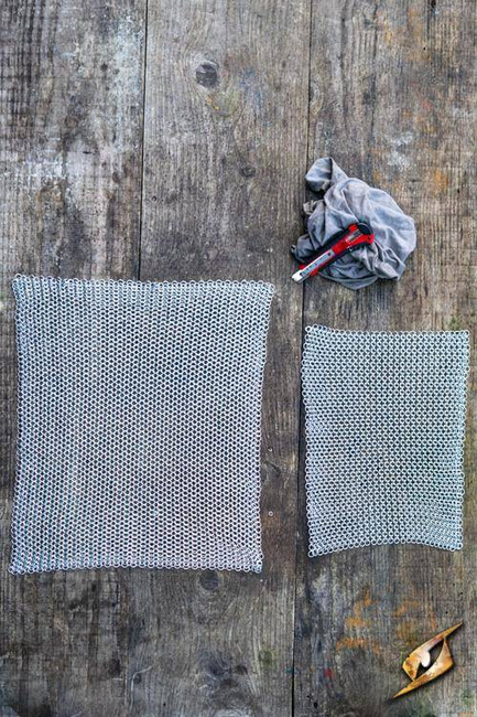 Chainmail DIY Sheets 9mm - Natural Finish