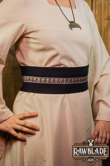 Jeanne fabric belt - Black