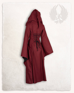 Ophelia Dress Burgundy/Black