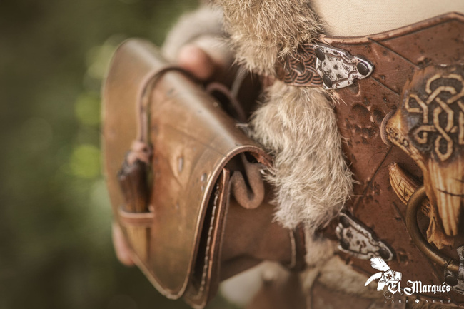 Berserker bag - Brown - skórzana kaletka