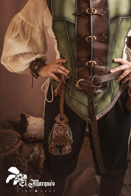 Mercenary Belt - Black - skórzany pas