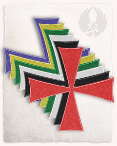 Templar Cross Patch - Cream