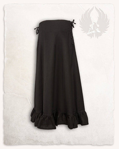 Nelly Skirt Sail Cloth - Black - płócienna spódnica