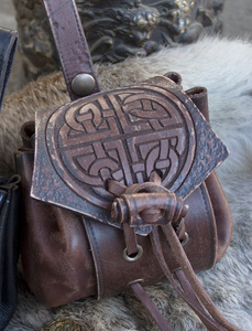 Nordic leather bag - Brown - skórzana kaletka